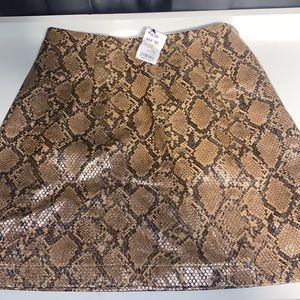 Akira small snake skin skirt